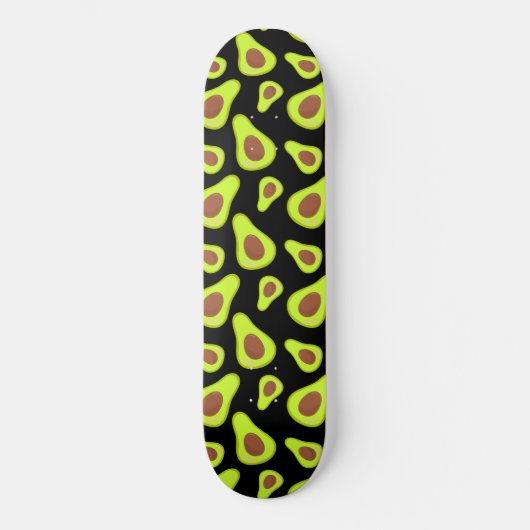 Grüne Avocados Gemüse Lover Veggie Gesunde Ernähru Skateboard (Vorderseite)