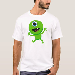 Grüne Baby-Zyklope T-Shirt