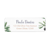 Grüne Babydusche Botanischer Olivenzweig Einfach (Vorne)