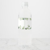 Grüne Babydusche Flasche Etikett Eukalyptus Leaf (Rückseite)