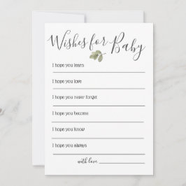 Grüne Babydusche für Kinder Einladung