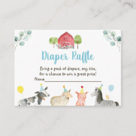 Grüne Babydusche-Windelwaschkarten Begleitkarte