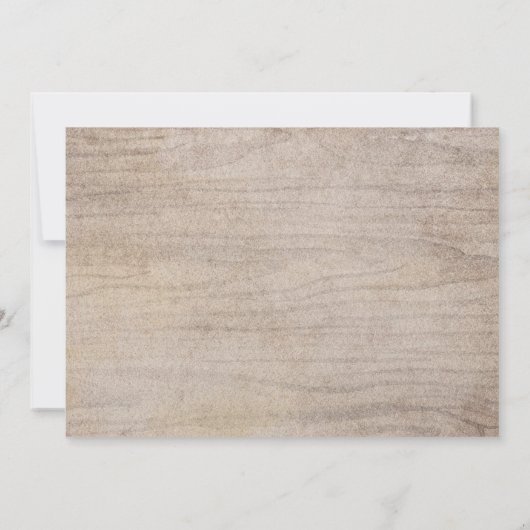 Grüne Bachelorette Einladung (Rückseite)