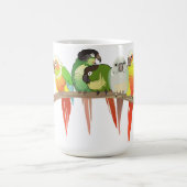 Grüne Backe Conure Kaffeetasse (Mittel)