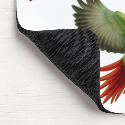 Grüne Backe Conures Mousepad (Ecke)