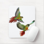 Grüne Backe Conures Mousepad (Mit Mouse)