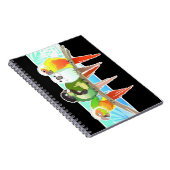 Grüne Backe Conures Notizblock (Rechte Seite)