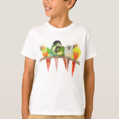 Grüne Backe Conures T-Shirt (Vorderseite)