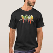 Grüne Backe Conures T-Shirt (Vorderseite)