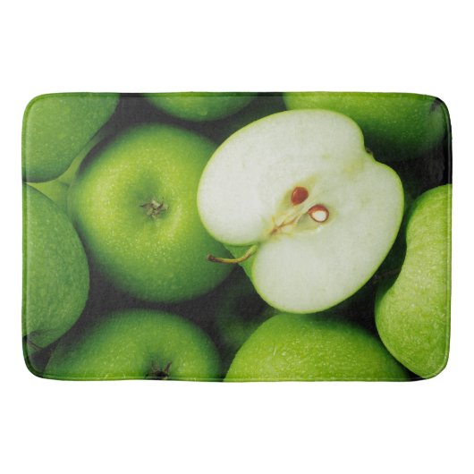 Grüne Badematte (Vorderseite)