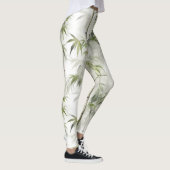 Grüne Bambus Serenität Leggings (Rechts)