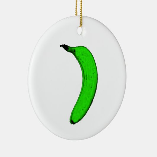 grüne Banane Keramikornament (Rechts)