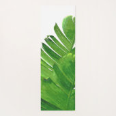 Grüne Bananen-Blätter Yogamatte (Rückseite)