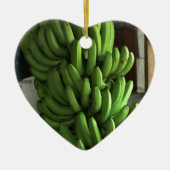 Grüne Bananen Keramikornament (Vorne)