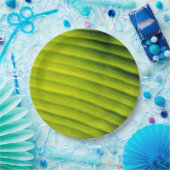 Grüne Bananenblattstruktur Pappteller (Party)