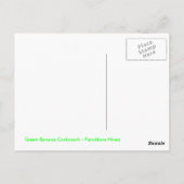 Grüne Bananenkakroche - Panchlora Stufen a Postkarte (Rückseite)