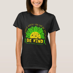 Grüne Band Sonnenblume Psychische Gesundheit Bewus T-Shirt