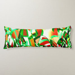 Grüne Bänder, Tropfsteine auf orangefarbenem Koral Seitenschläferkissen