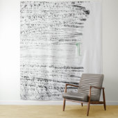 Grüne Bank im Winterpark. Lass es Weihnachten schn Wandteppich (Beispiel)