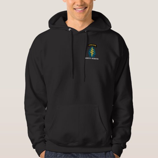 Grüne BaretteHoodie Hoodie (Vorderseite)
