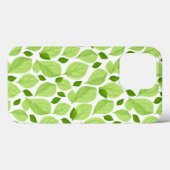 Grüne Basilika Blätter Herb Pflanze Muster Case-Mate iPhone Hülle (Rückseite (Horizontal))