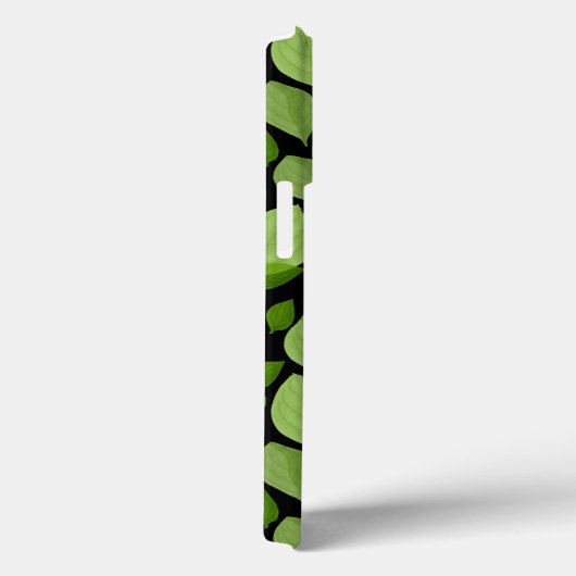 Grüne Basilika Blätter Herb Pflanze Muster Case-Mate iPhone Hülle (Rückseite / Rechts)