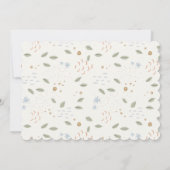 Grüne Bauern Markt Farm Bridal Dusche Einladung (Rückseite)