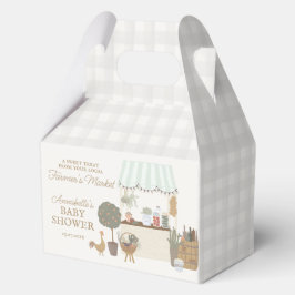 Grüne Bauern Markt Frische Babydusche Geschenkschachtel