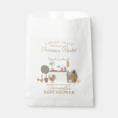 Grüne Bauern Markt Frische Babydusche Geschenktütchen (Vorderseite)