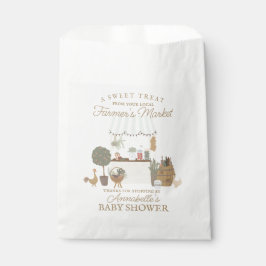 Grüne Bauern Markt Frische Babydusche Geschenktütchen