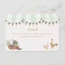 Grüne Bauern Marktwirtschaft Neuauflage Begleitkarte