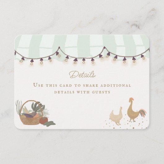 Grüne Bauern Marktwirtschaft Neuauflage Begleitkarte (Vorderseite)