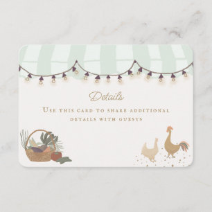 Grüne Bauern Marktwirtschaft Neuauflage Begleitkarte