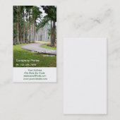 Grüne Baum-Garten-Rasen-Sorgfalt und Landschaft Visitenkarte (Vorne/Hinten)