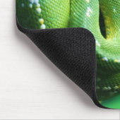 Grüne Baum-Pythonschlange Mousepad (Ecke)