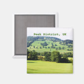 Grüne Bäume auf Hügeln Magnet (Vorderseite/Rückseite)