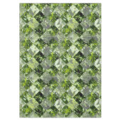 Grüne Bäume in Diamantfenster, Tischdecken (Vorderseite)