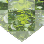 Grüne Bäume in Diamantfenster, Tischdecken (Schrägansicht)