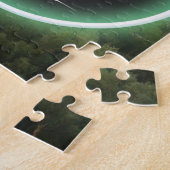 Grüne Bäume mit Zitat Puzzle (Seite)