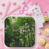 Grüne Bäume Pappteller (Party)