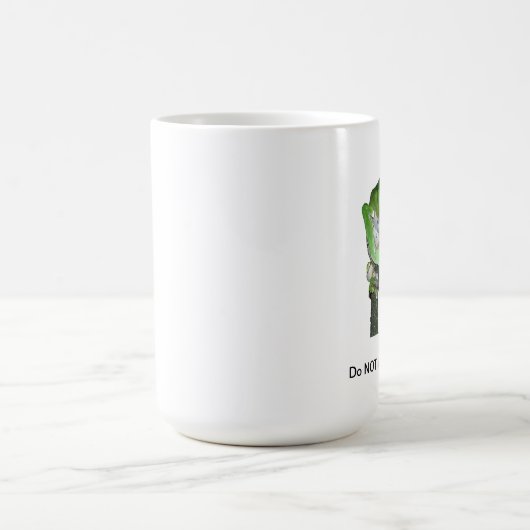 Grüne Baumfrosch-Tasse Kaffeetasse (Mittel)