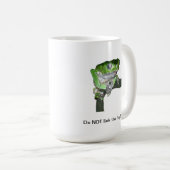 Grüne Baumfrosch-Tasse Kaffeetasse (VorderseiteRechts)