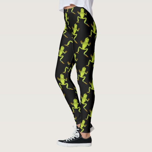 Grüne Baumfrösche Leggings (Links)