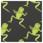 Grüne Baumfrösche Stoff (Nahaufnahme)
