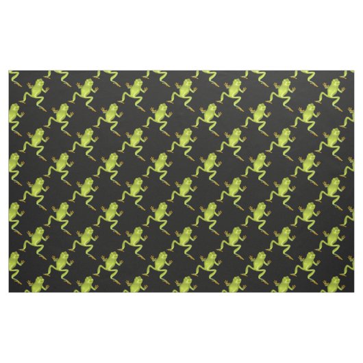 Grüne Baumfrösche Stoff (Fat Quarter (45,7 x 55,9 cm))