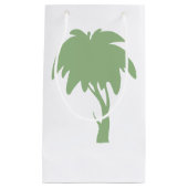 Grüne Baumgeschenktasche Kleine Geschenktüte (Vorderseite)