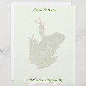 Grüne Baumkronen-Letterhead-Geschichten Briefkopf (Vorne/Hinten)