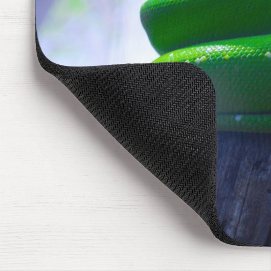 Grüne Baumpython (A) Mousepad (Ecke)