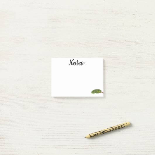 Grüne Baumpython Post-it Klebezettel (Auf Schreibtisch)