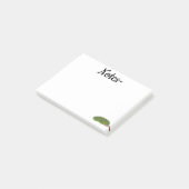 Grüne Baumpython Post-it Klebezettel (angewinkelt)
